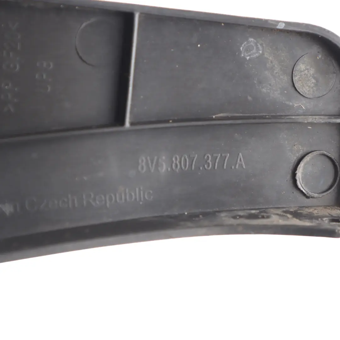 Audi A3 8V Rear Bumper Mounting Left N/S Support Bracket Guide - SKU 8V5807377A - Part number 8V5807377A
