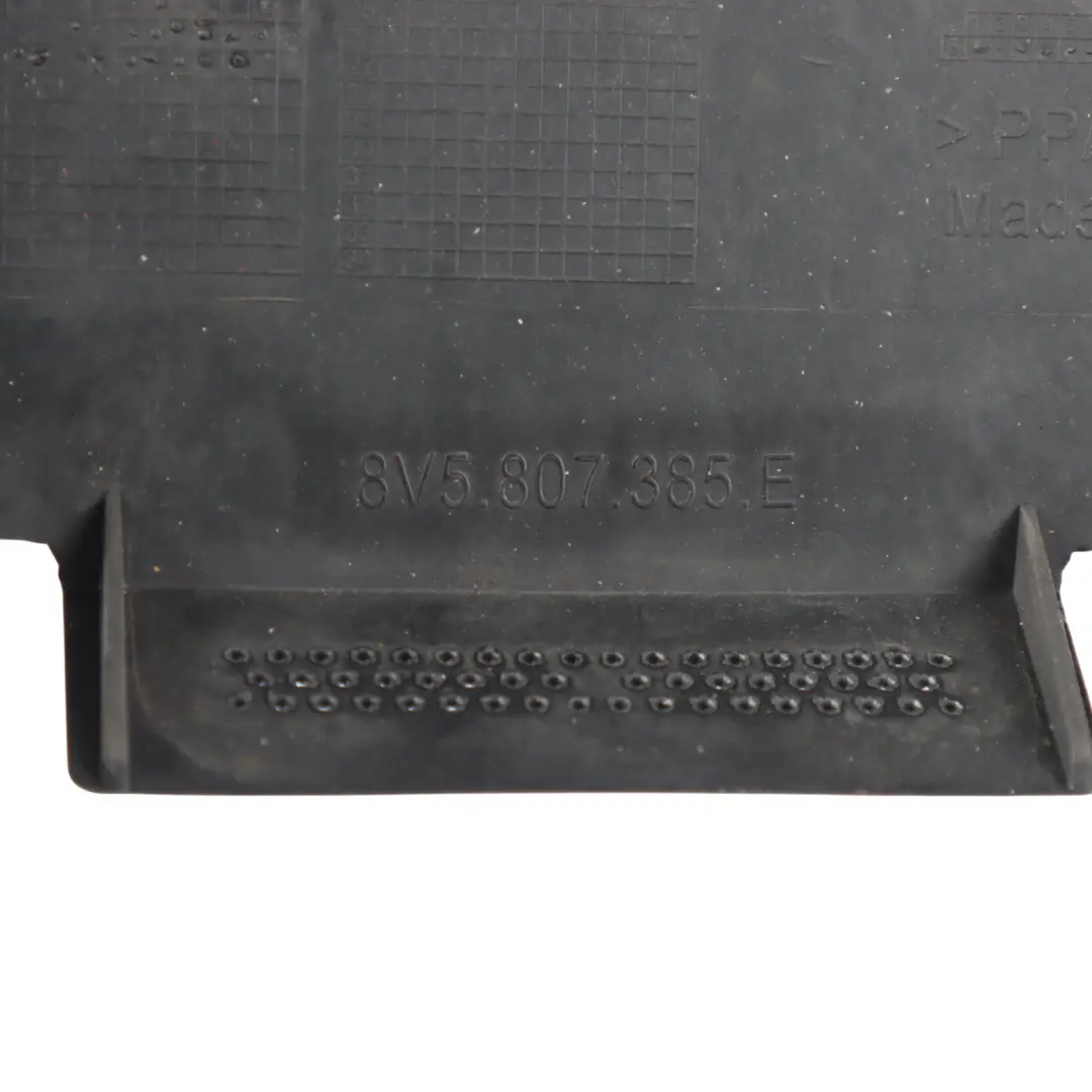 Bumper Central Mounting Support Bracket Holder to Audi A3 8V Rear with Part number 8V5807385E Audi A3 8V Rear Bumper Central Mounting Support Bracket Holder - SKU 8V5807385E - Part number 8V5807385E