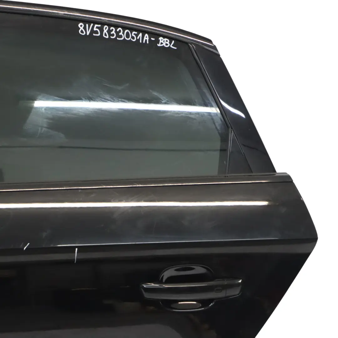 Sportback Hinten Links Tür Brillant Black Schwarz Metallic - Y9B für Audi A3 8V mit Teilenummer 8V5833051A Audi A3 8V Sportback Hinten Links Tür Brillant Black Schwarz Metallic - Y9B - SKU 8V5833051A-BBL - Teilenummer 8V5833051A