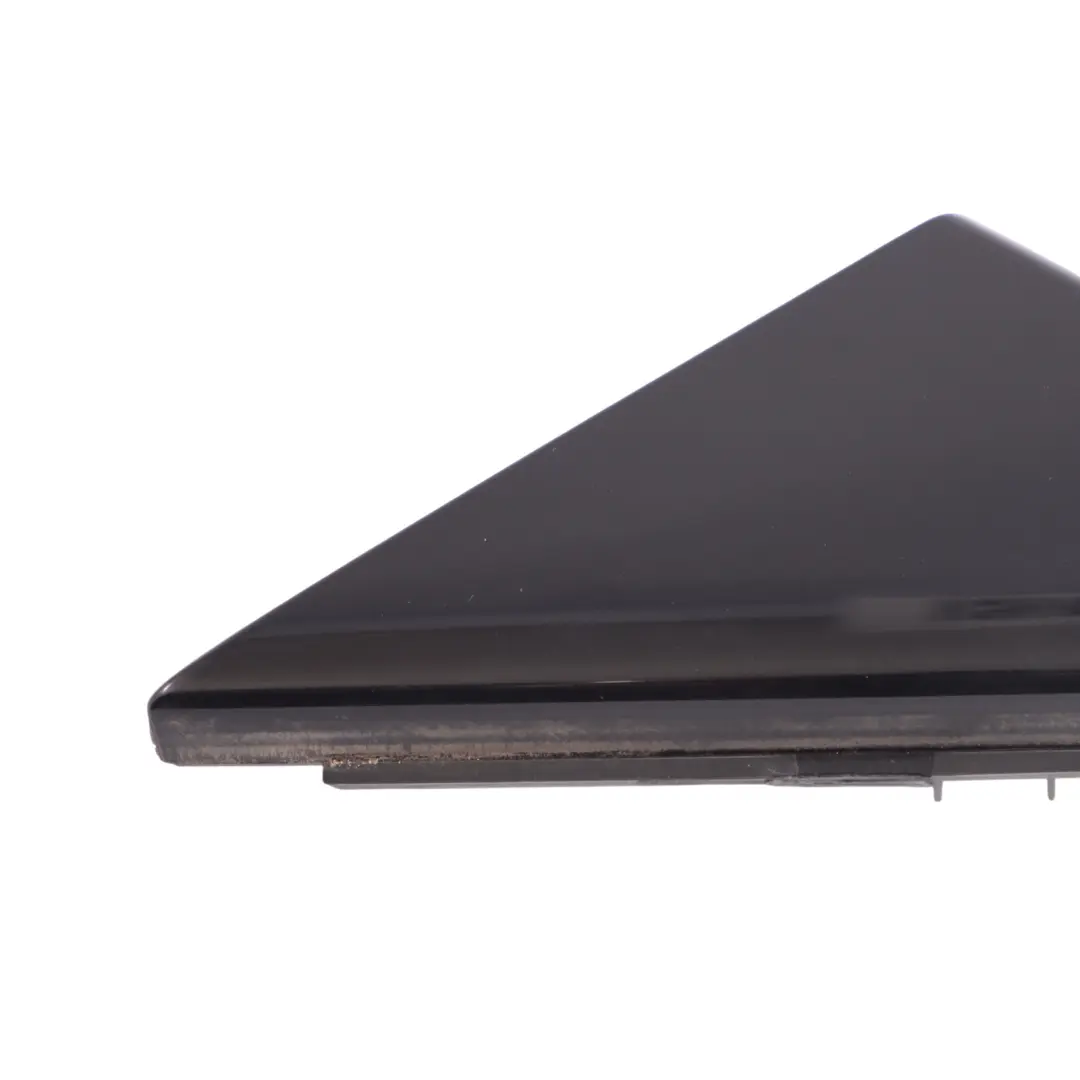 Audi A3 8V Triangle Cover Trim Front Door Right O/S Exterior Black - SKU 8V5837638A - Part number 8V5837638A