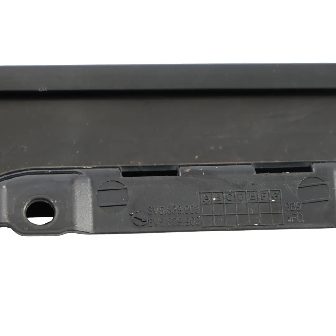 Column Pillar C Left N/S Trim Strip Black to Audi A3 8V Cover with Part number 8V5839903B Audi A3 8V Cover Column Pillar C Left N/S Trim Strip Black - SKU 8V5839903B - Part number 8V5839903B