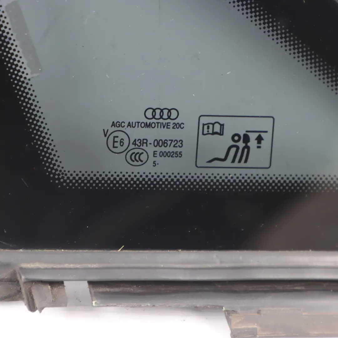 Audi A3 S3 8V Window Glass Rear Left N/S Quarter Glass Tinted - SKU 8V5845297J - Part number 8V5845297J