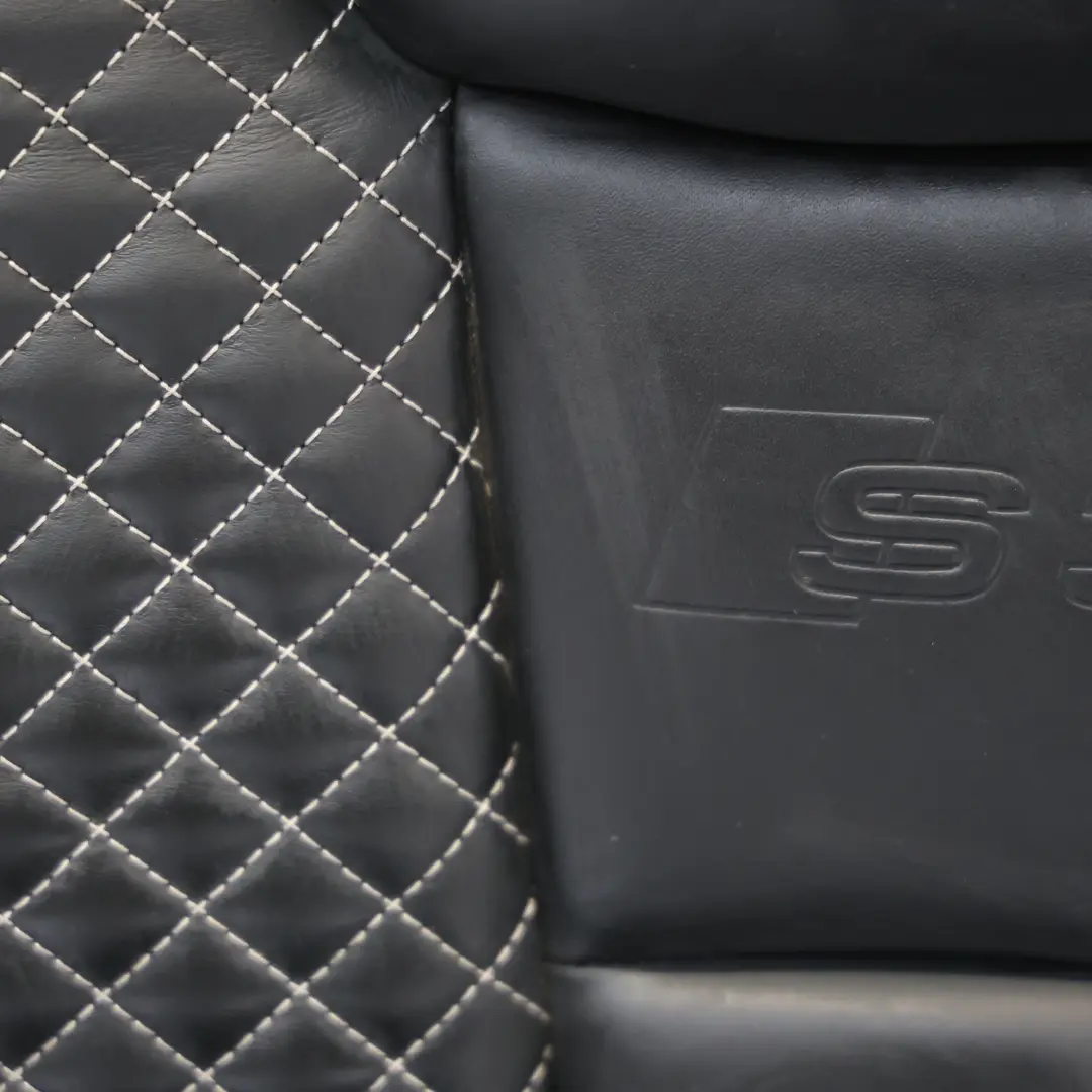 Door Sport Seat Front Left N/S Heated Leather Black to Audi A3 S3 8V Cabrio 3 with Part number 8V7881805P Audi A3 S3 8V Cabrio 3 Door Sport Seat Front Left N/S Heated Leather Black - SKU 8V7881805P-1 - Part number 8V7881805P