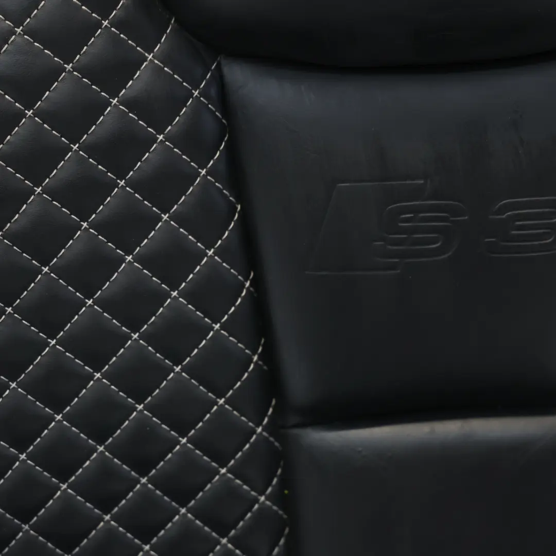 Audi A3 S3 8V Cabrio 3 Türer Sportsitz Vorne Rechts Beheizt Leder Schwarz - SKU 8V7881806P-1 - Teilenummer 8V7881806P