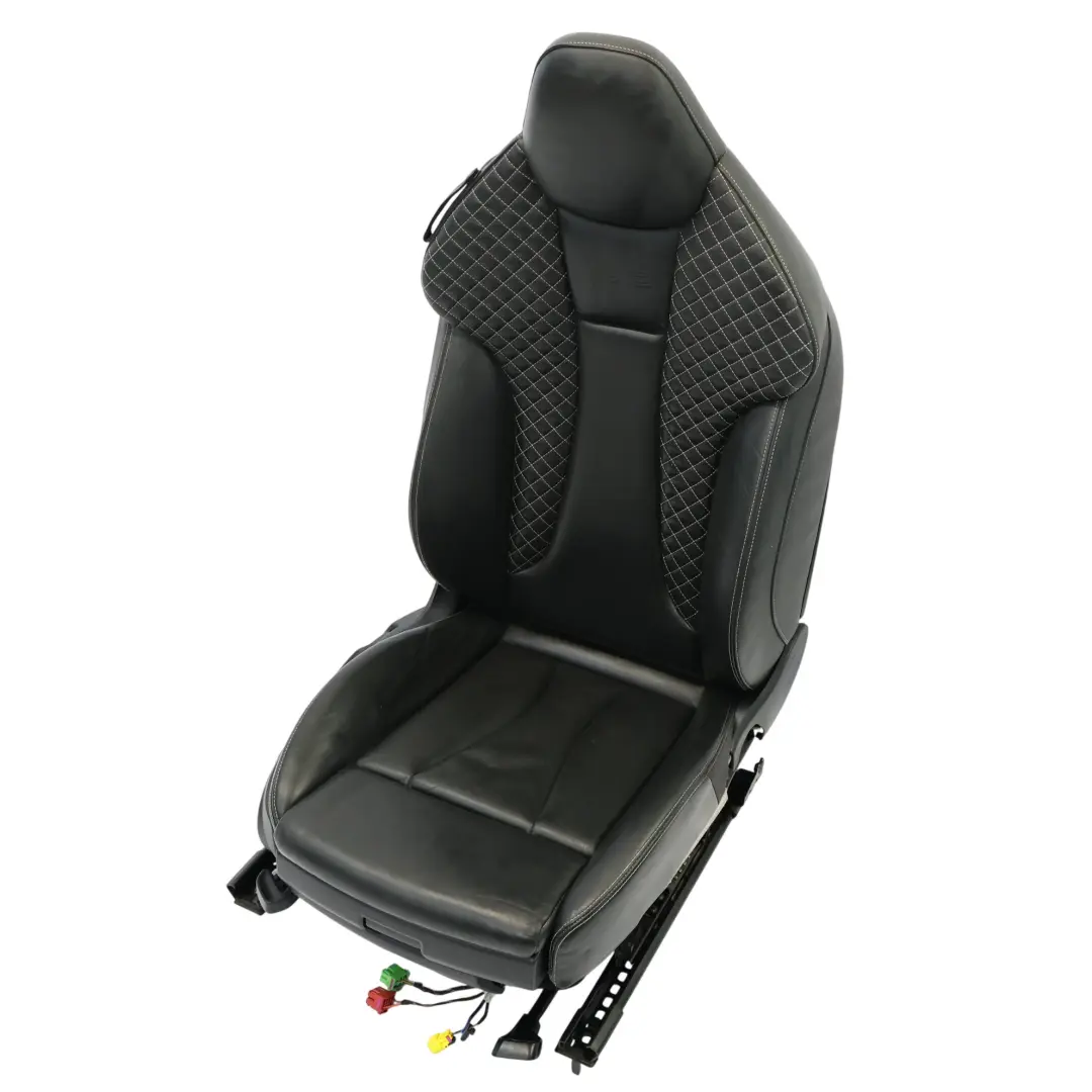Audi A3 S3 8V Cabrio 3 Türer Sportsitz Vorne Rechts Beheizt Leder Schwarz - SKU 8V7881806P-1 - Teilenummer 8V7881806P