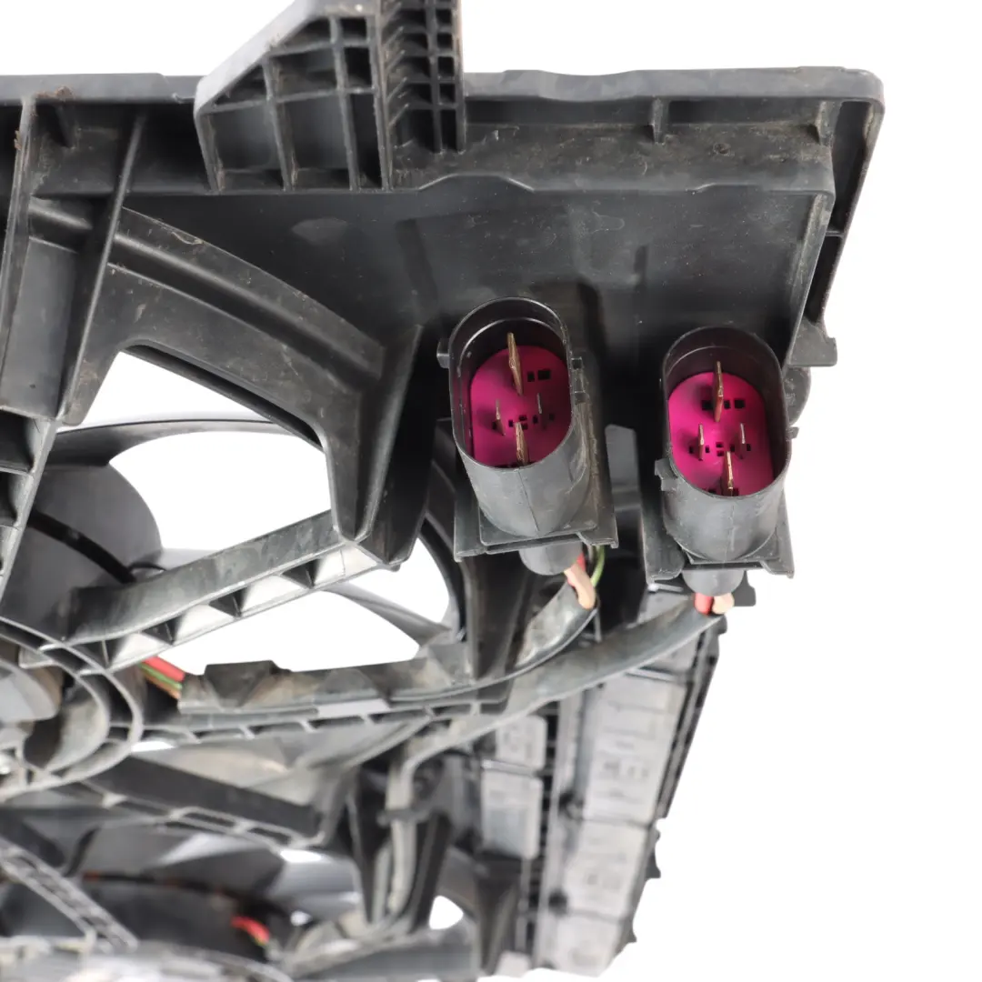 Cooling Radiator Fan Shroud Motor Unit to Audi A4 S4 B9 3.0 TFSI Engine with Part number 8W0121207A Audi A4 S4 B9 3.0 TFSI Engine Cooling Radiator Fan Shroud Motor Unit - SKU 8W0121207A - Part number 8W0121207A