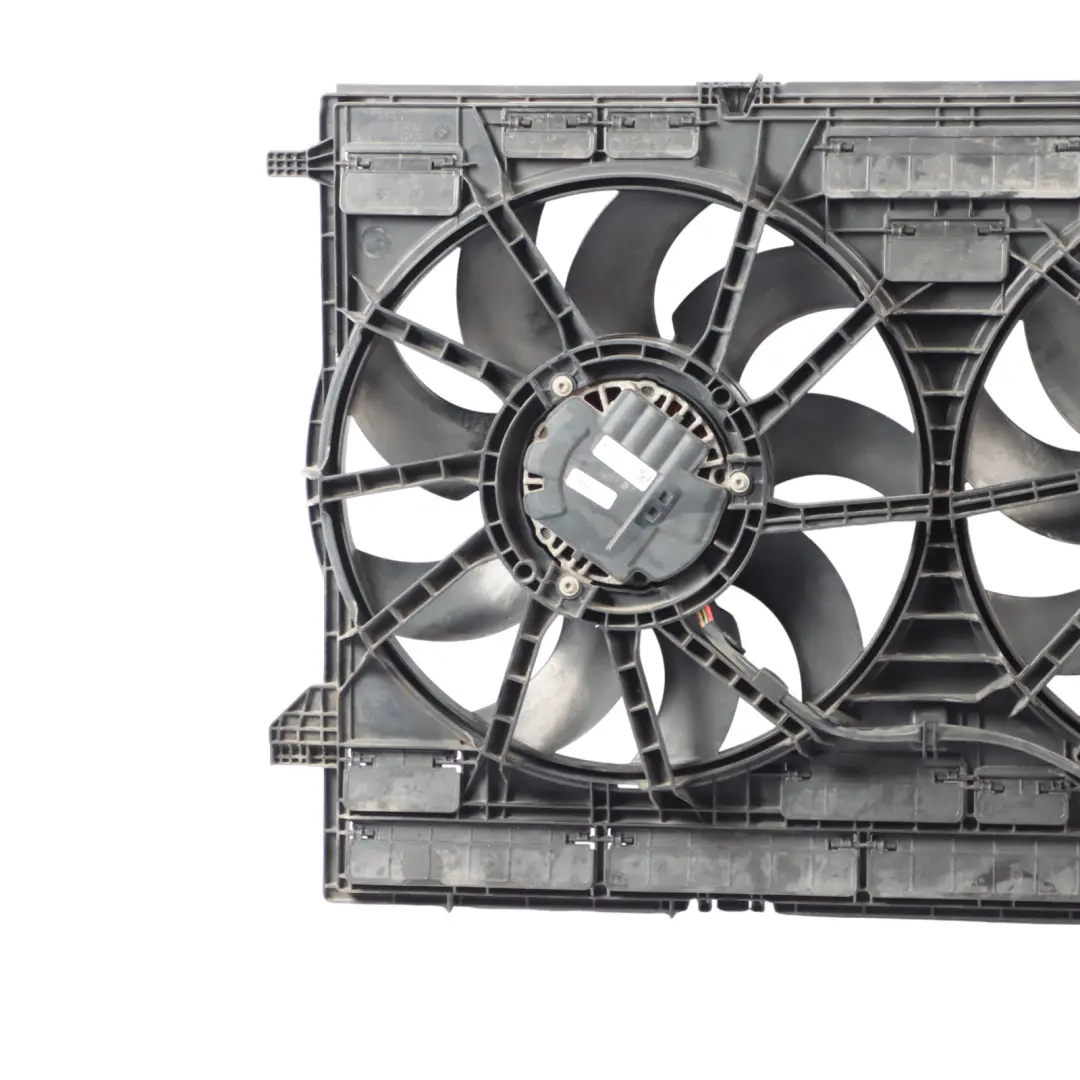 Cooling Radiator Fan Shroud Motor Unit to Audi A4 S4 B9 3.0 TFSI Engine with Part number 8W0121207A Audi A4 S4 B9 3.0 TFSI Engine Cooling Radiator Fan Shroud Motor Unit - SKU 8W0121207A - Part number 8W0121207A