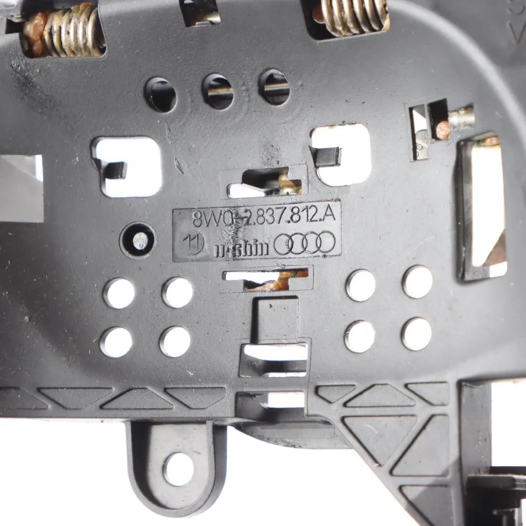 Audi A4 S4 B9 Interior Door Handle Frame Bracket Front Right O/S - SKU 8W02837812A - Part number 8W02837812A