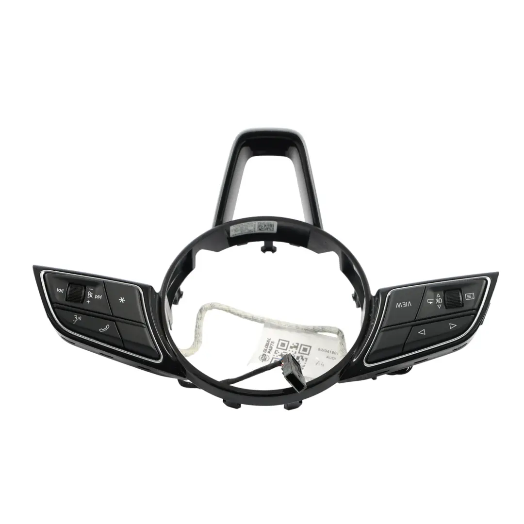 Lenkrad Schalter Multifunktion Staste Zierleiste für Audi A4 B9 mit Teilenummer 8W0419091EQ Audi A4 B9 Lenkrad Schalter Multifunktion Staste Zierleiste - SKU 8W0419091EQ - Teilenummer 8W0419091EQ