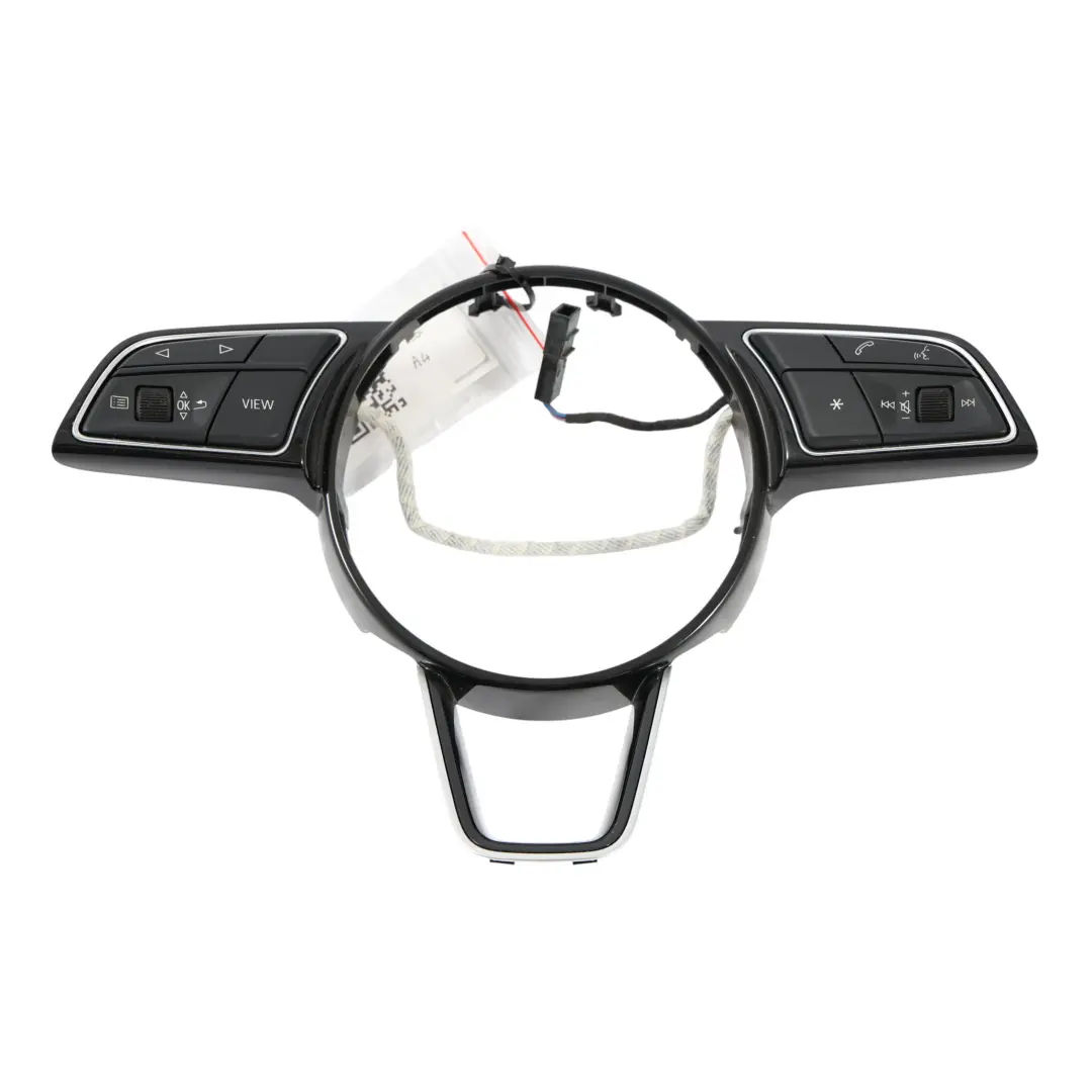 Steering Wheel Multifunction Switch Button Trim Panel to Audi A4 B9 with Part number 82A951523F Audi A4 B9 Steering Wheel Multifunction Switch Button Trim Panel - SKU 82A951523F - Part number 82A951523F