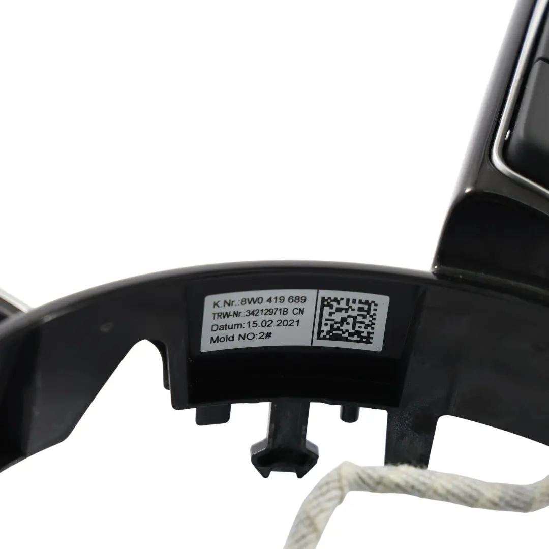 Steering Wheel Multifunction Switch Button Trim Panel to Audi A4 B9 with Part number 82A951523F Audi A4 B9 Steering Wheel Multifunction Switch Button Trim Panel - SKU 82A951523F - Part number 82A951523F