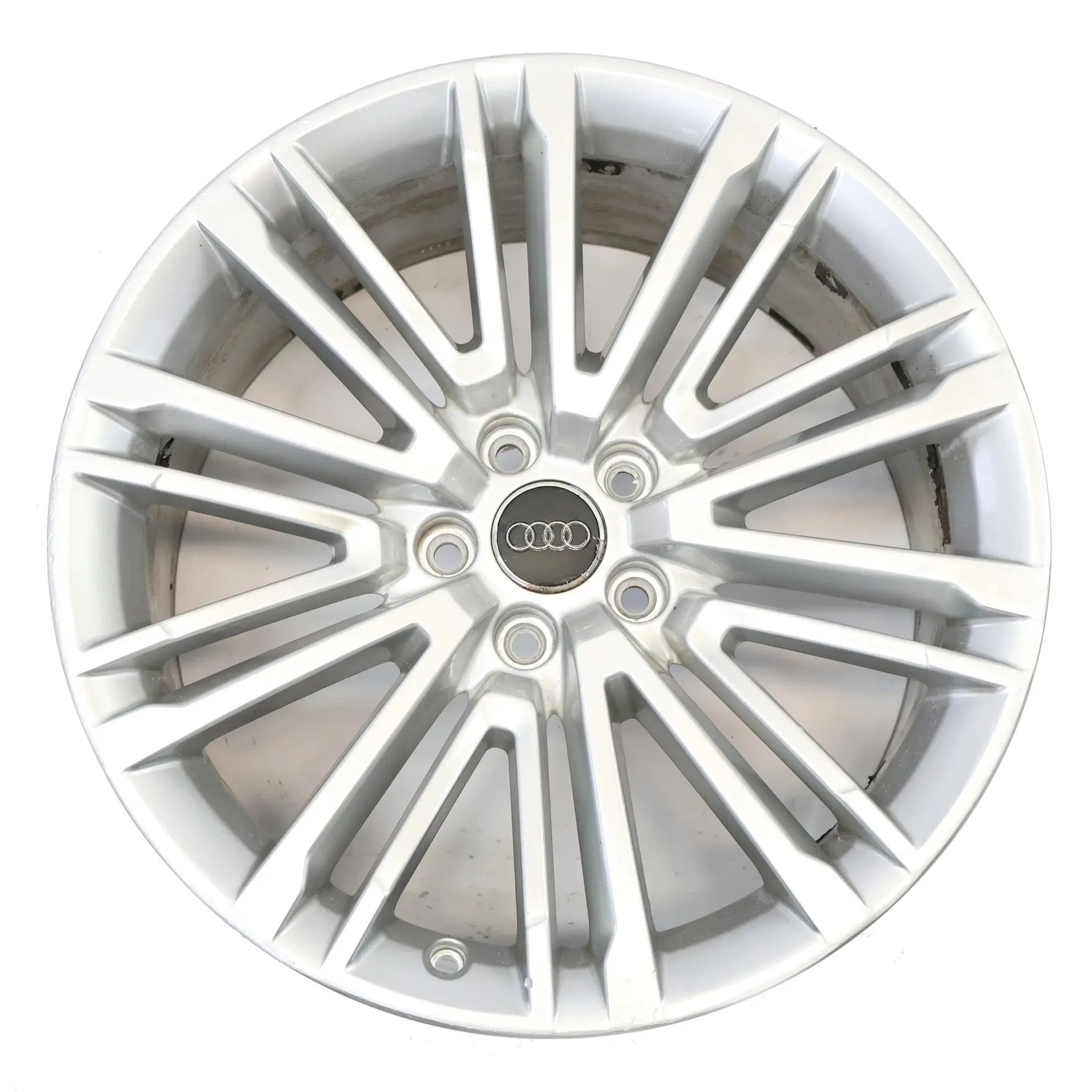 Audi A4 8W B9 Silver Wheel Light Alloy Rim 19" 8,5J ET:40 8W0601025BE