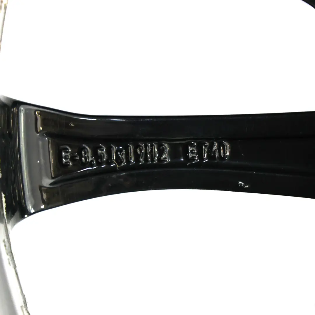  Llanta De Aleación Audi A4 S4 8W B9 Negra 19" 8.5J ET:40 - SKU 8W0601025BF-2 - Número de pieza 8W0601025BF
