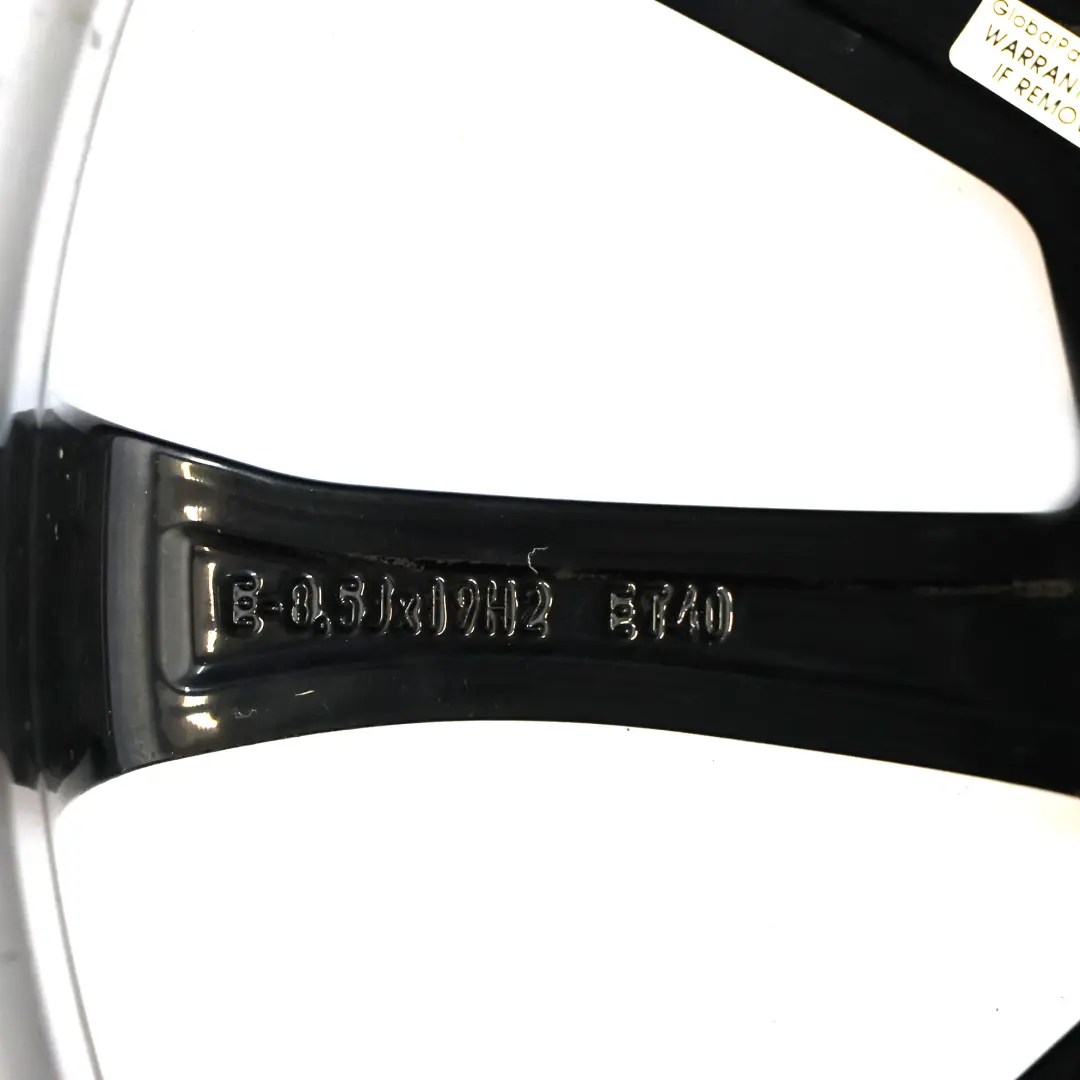 Audi A4 S4 8W B9 Black Wheel Alloy Rim 19" 8.5J ET:40 - SKU 8W0601025BF-3 - Part number 8W0601025BF