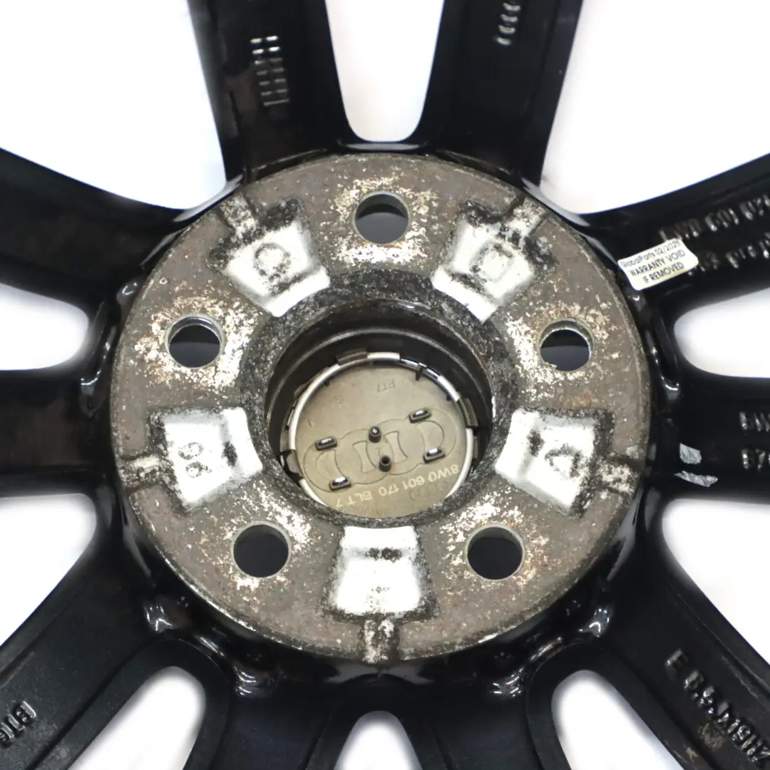 Audi A5 S5 5F Bicolor Grey Wheel Light Alloy Rim 19" 8,5J ET:32 - SKU 8W0601025DF-1 - Part number 8W0601025DF