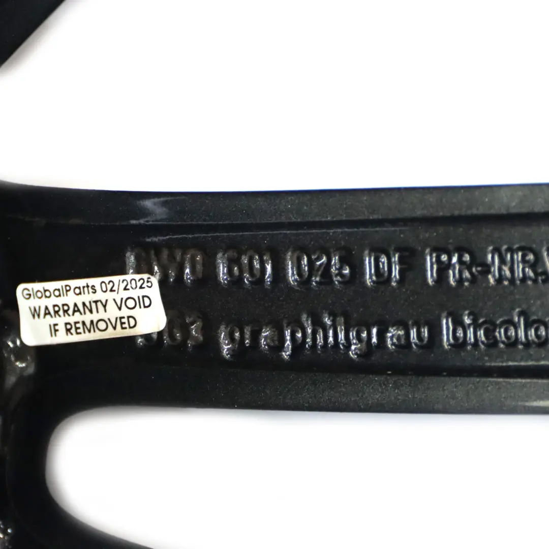 Audi A5 S5 5F Felga Aluminiowa Dwukolorowa Szara 19" 8,5J ET:32 - SKU 8W0601025DF-1 - Numer Części 8W0601025DF