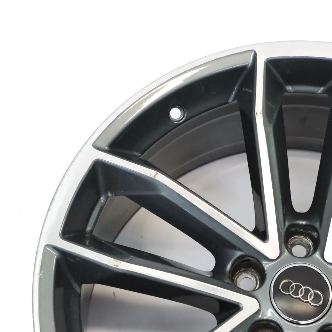 Audi A5 S5 5F Bicolor Grey Wheel Light Alloy Rim 19" 8,5J ET:32 - SKU 8W0601025DF-1 - Part number 8W0601025DF