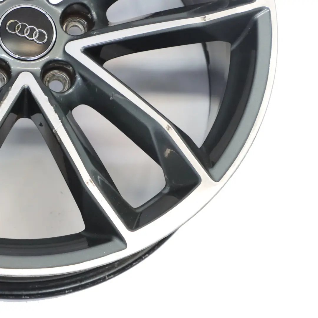 Audi A5 S5 5F Bicolor Grey Wheel Light Alloy Rim 19" 8,5J ET:32 - SKU 8W0601025DF-1 - Part number 8W0601025DF