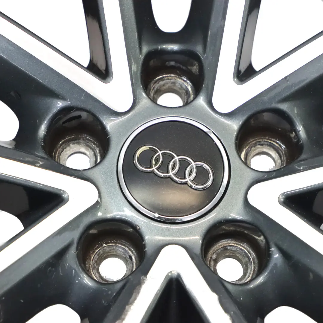 Audi A5 S5 5F Bicolor Grey Wheel Light Alloy Rim 19" 8,5J ET:32 - SKU 8W0601025DF-1 - Part number 8W0601025DF