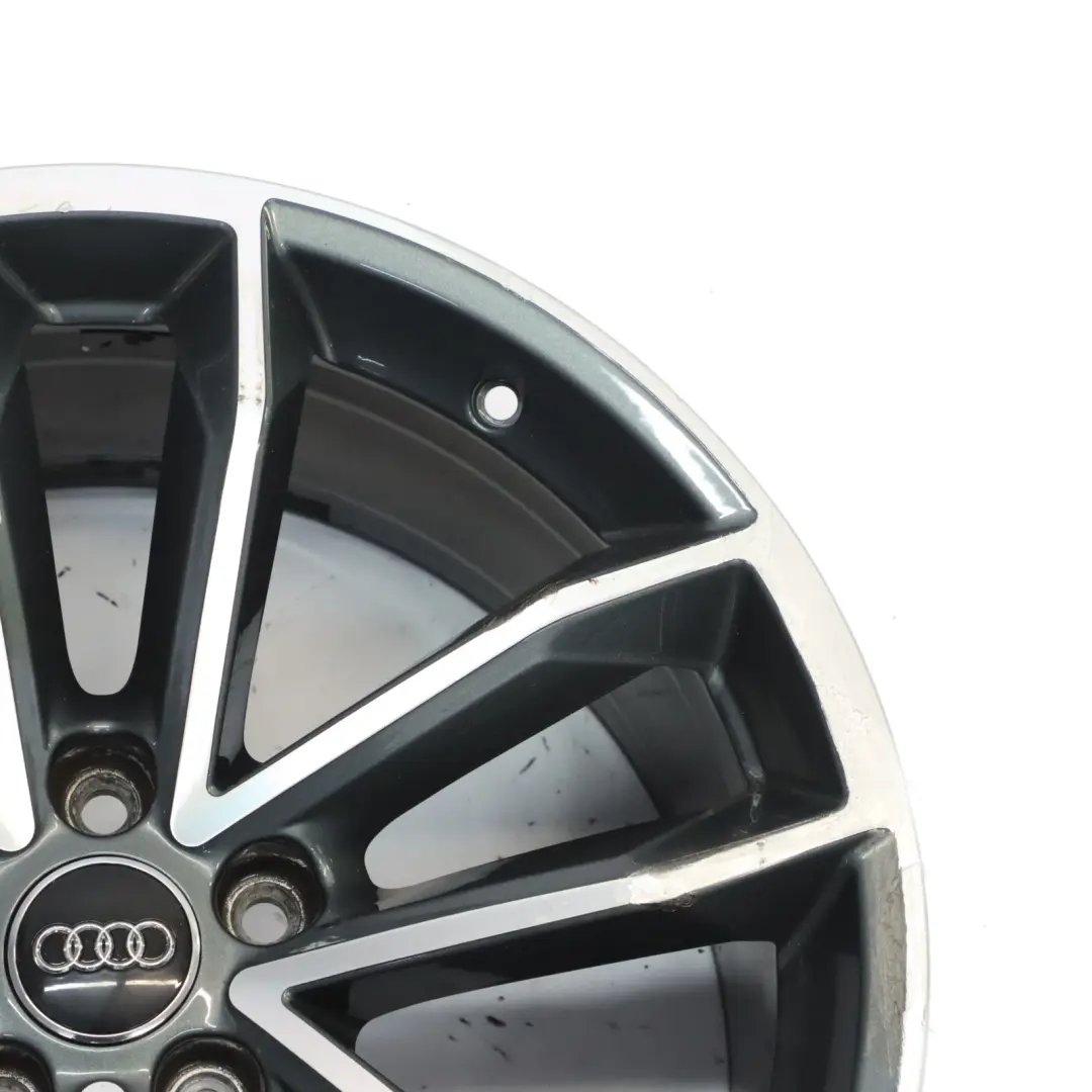 Audi A5 S5 5F Bicolor Grey Wheel Light Alloy Rim 19" 8,5J ET:32 - SKU 8W0601025DF-2 - Part number 8W0601025DF
