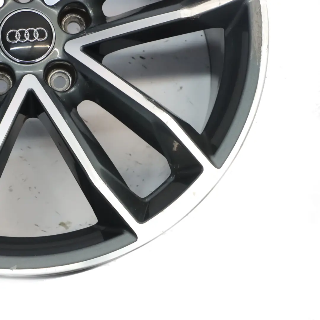 Audi A5 S5 5F Bicolor Grey Wheel Light Alloy Rim 19" 8,5J ET:32 - SKU 8W0601025DF-2 - Part number 8W0601025DF