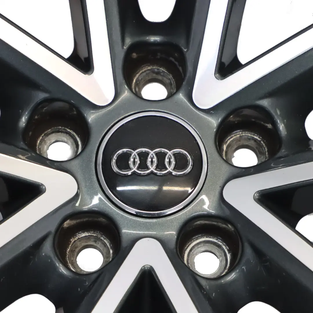 Audi A5 S5 5F Bicolor Grey Wheel Light Alloy Rim 19" 8,5J ET:32 - SKU 8W0601025DF-2 - Part number 8W0601025DF