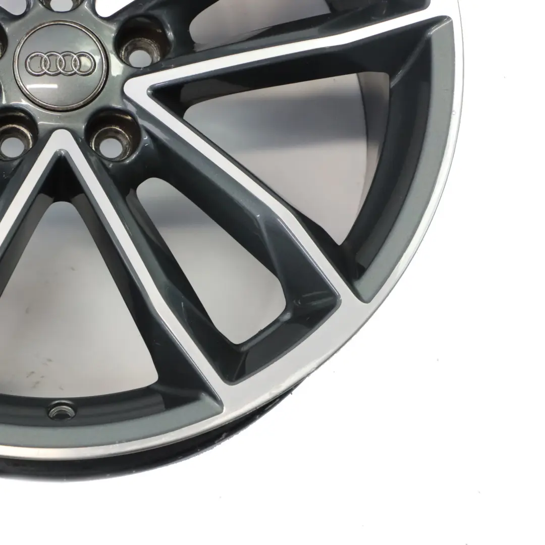 Audi A5 S5 5F Bicolor Grey Wheel Light Alloy Rim 19" 8,5J ET:32 - SKU 8W0601025DF-3 - Part number 8W0601025DF