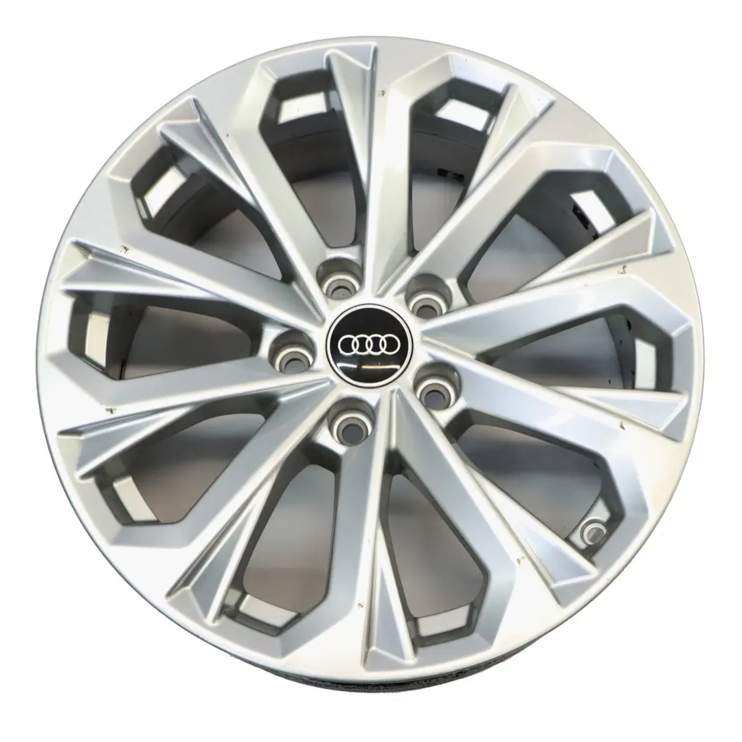 Audi A4 B9 8W Argento Cerchio In Lega 17" 7J ET:38 10-Spoke - SKU 8W0601025L-2 - Numero di parte 8W0601025L