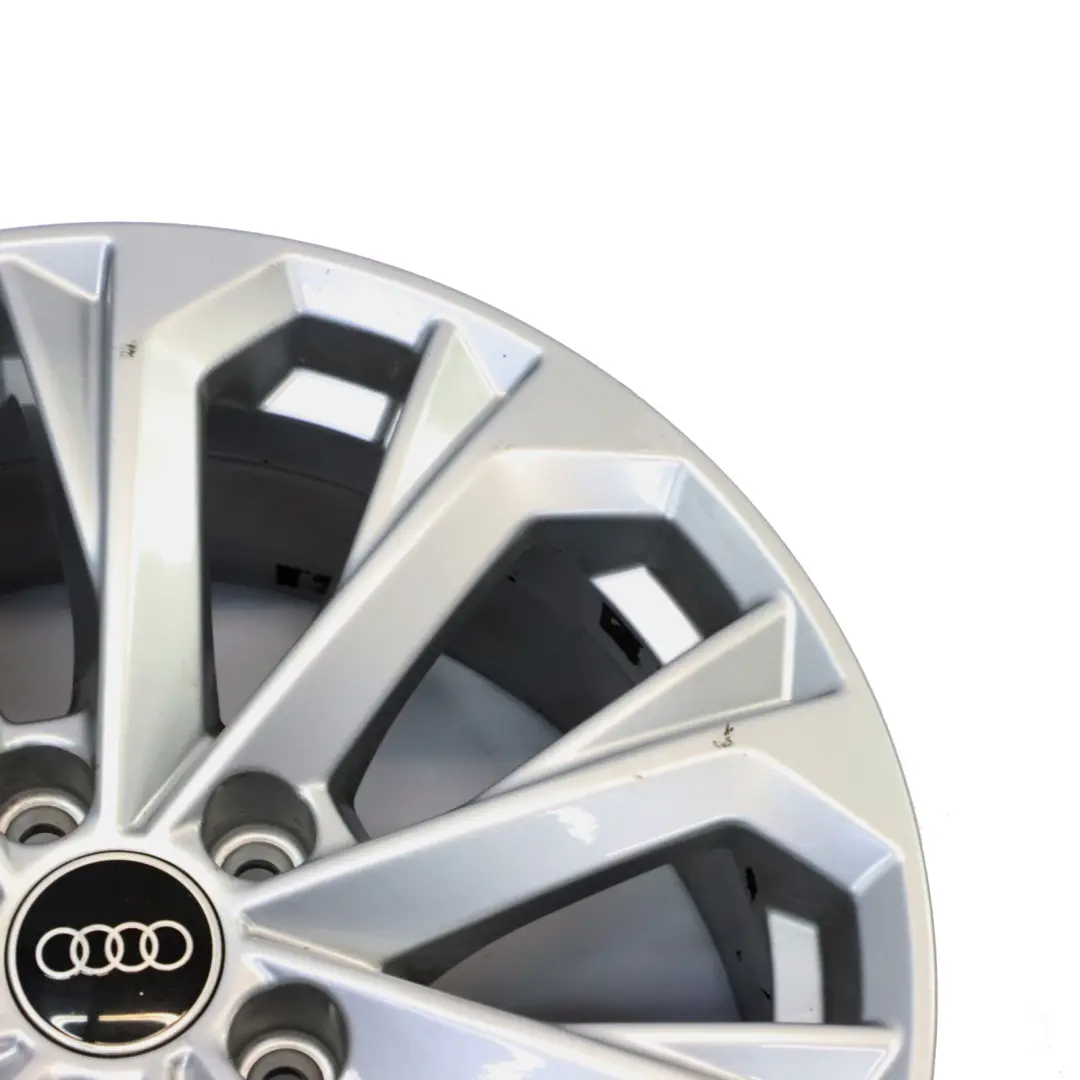 Audi A4 B9 8W Argento Cerchio In Lega 17" 7J ET:38 10-Spoke - SKU 8W0601025L-2 - Numero di parte 8W0601025L