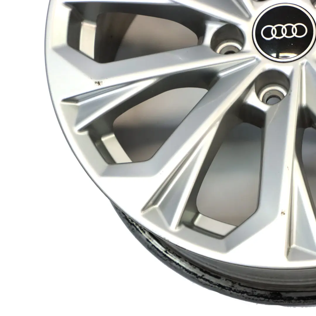 Audi A4 B9 8W Argento Cerchio In Lega 17" 7J ET:38 10-Spoke - SKU 8W0601025L-2 - Numero di parte 8W0601025L