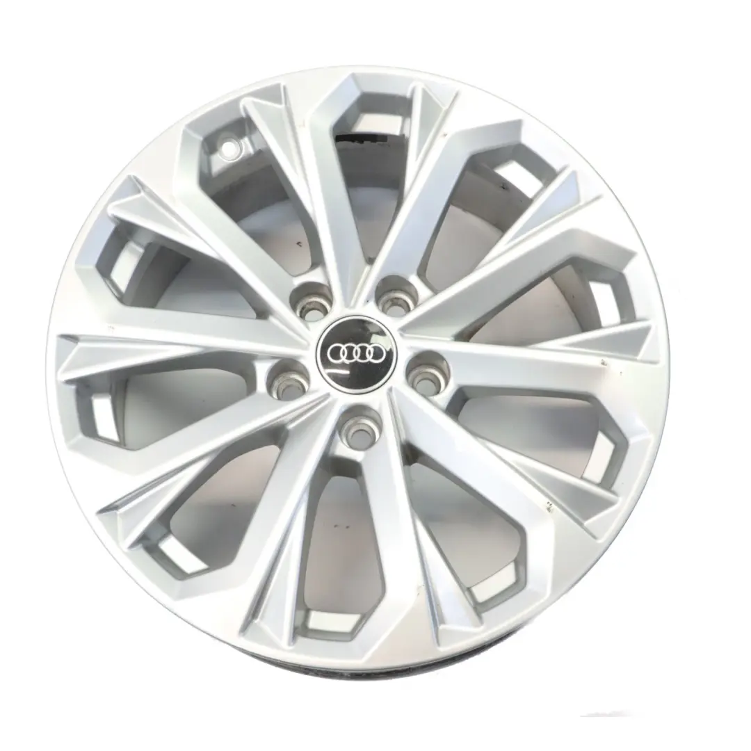 Audi A4 B9 8W Silver Wheel Alloy Rim 17" 7J ET:38 10-Spoke - SKU 8W0601025L-3 - Part number 8W0601025L