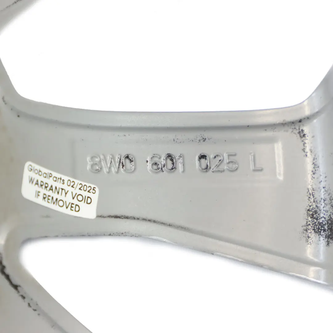 Alloy Rim 17" 7J ET:38 10-Spoke to Audi A4 B9 8W Silver Wheel with Part number 8W0601025L Audi A4 B9 8W Silver Wheel Alloy Rim 17" 7J ET:38 10-Spoke - SKU 8W0601025L-3 - Part number 8W0601025L