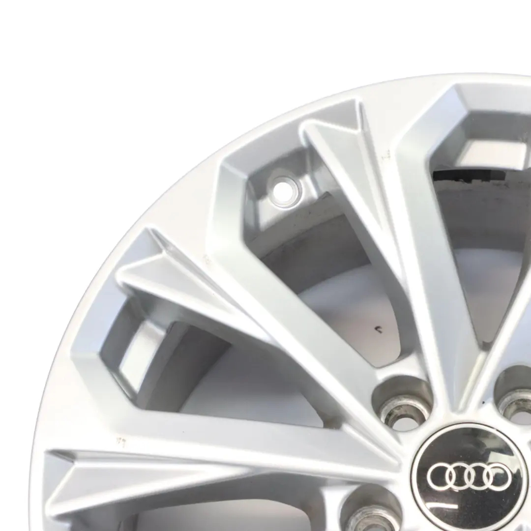 Alloy Rim 17" 7J ET:38 10-Spoke to Audi A4 B9 8W Silver Wheel with Part number 8W0601025L Audi A4 B9 8W Silver Wheel Alloy Rim 17" 7J ET:38 10-Spoke - SKU 8W0601025L-3 - Part number 8W0601025L