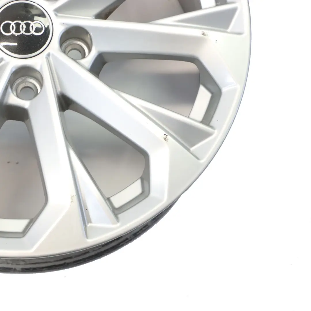 Alloy Rim 17" 7J ET:38 10-Spoke to Audi A4 B9 8W Silver Wheel with Part number 8W0601025L Audi A4 B9 8W Silver Wheel Alloy Rim 17" 7J ET:38 10-Spoke - SKU 8W0601025L-3 - Part number 8W0601025L