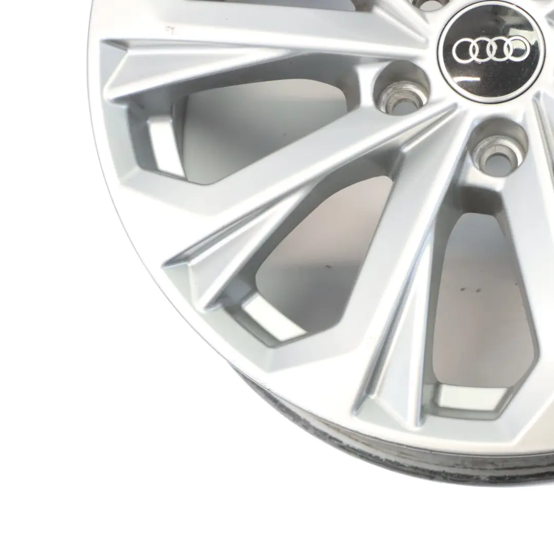 Alloy Rim 17" 7J ET:38 10-Spoke to Audi A4 B9 8W Silver Wheel with Part number 8W0601025L Audi A4 B9 8W Silver Wheel Alloy Rim 17" 7J ET:38 10-Spoke - SKU 8W0601025L-3 - Part number 8W0601025L