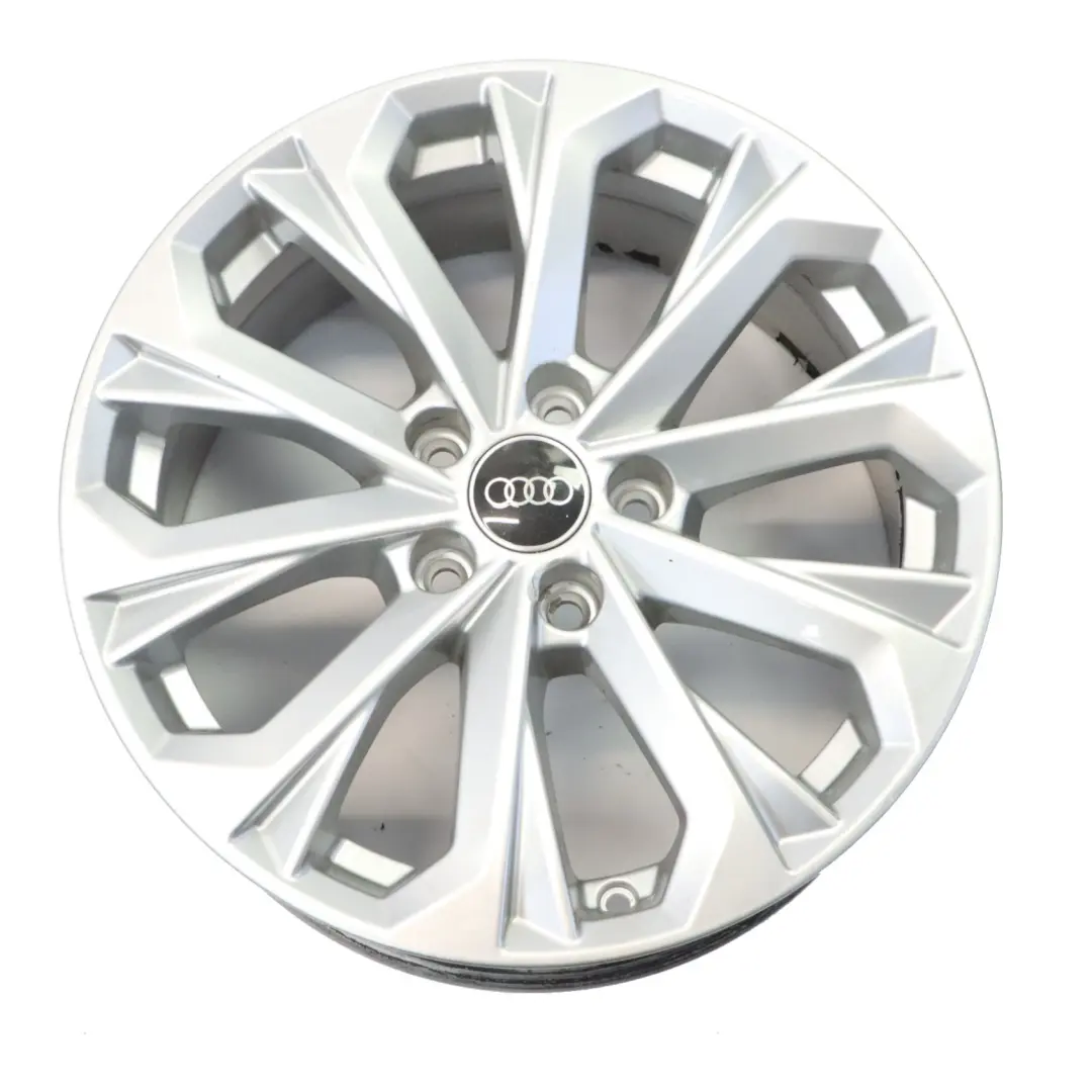 Alloy Rim 17" 7J ET:38 10-Spoke to Audi A4 B9 8W Silver Wheel with Part number 8W0601025L Audi A4 B9 8W Silver Wheel Alloy Rim 17" 7J ET:38 10-Spoke - SKU 8W0601025L-4 - Part number 8W0601025L