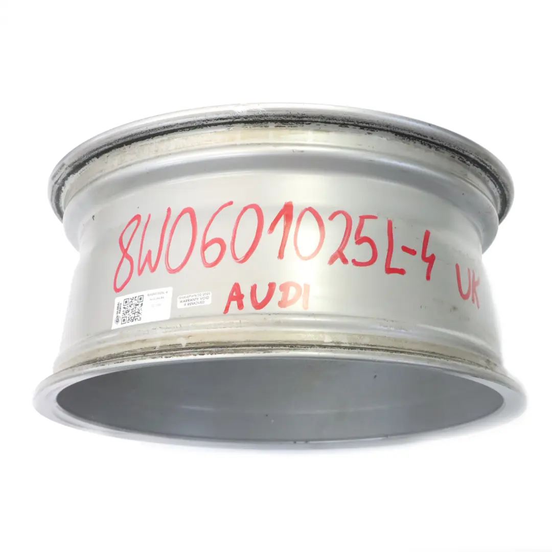 Alloy Rim 17" 7J ET:38 10-Spoke to Audi A4 B9 8W Silver Wheel with Part number 8W0601025L Audi A4 B9 8W Silver Wheel Alloy Rim 17" 7J ET:38 10-Spoke - SKU 8W0601025L-4 - Part number 8W0601025L