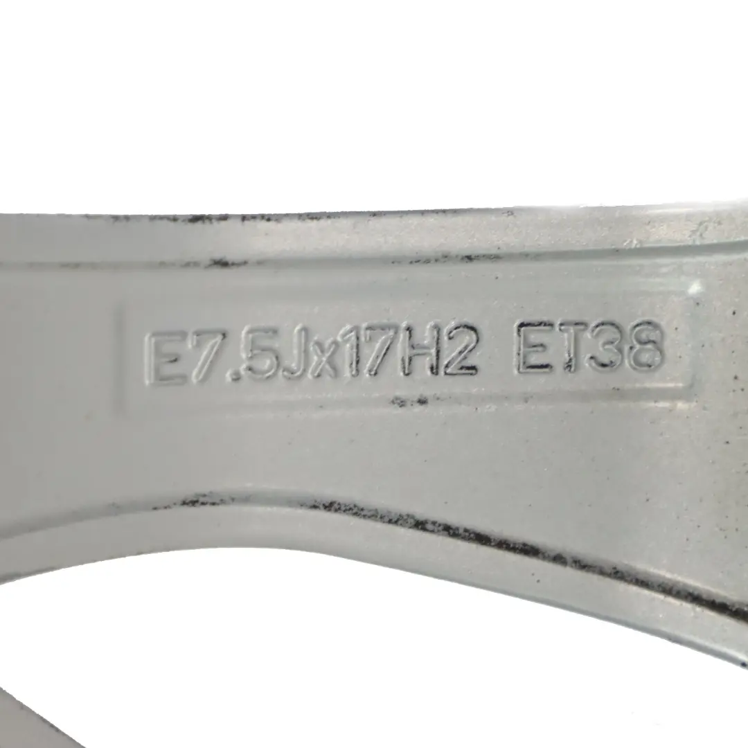Alloy Rim 17" 7J ET:38 10-Spoke to Audi A4 B9 8W Silver Wheel with Part number 8W0601025L Audi A4 B9 8W Silver Wheel Alloy Rim 17" 7J ET:38 10-Spoke - SKU 8W0601025L-4 - Part number 8W0601025L