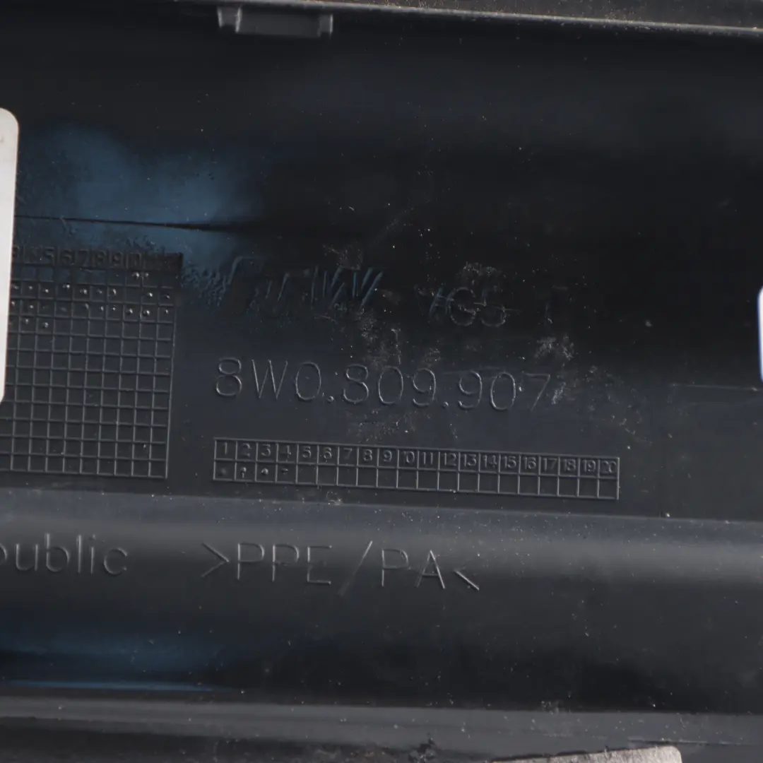 Fill In Filler Flap Cap Cover Lid Mythical Black - Y9T to Audi A4 B9 Fuel with Part number 8W0809907 Audi A4 B9 Fuel Fill In Filler Flap Cap Cover Lid Mythical Black - Y9T - SKU 8W0809907-MYB - Part number 8W0809907