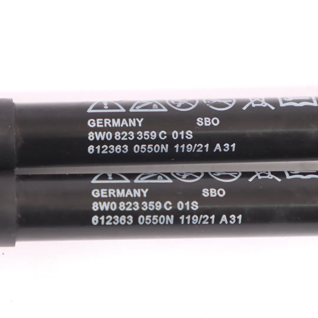 Audi A4 B9 Front Bonnet Hood Lift Gas Strut Left Right N/O/S Set - SKU 8W0823359C - Part number 8W0823359C