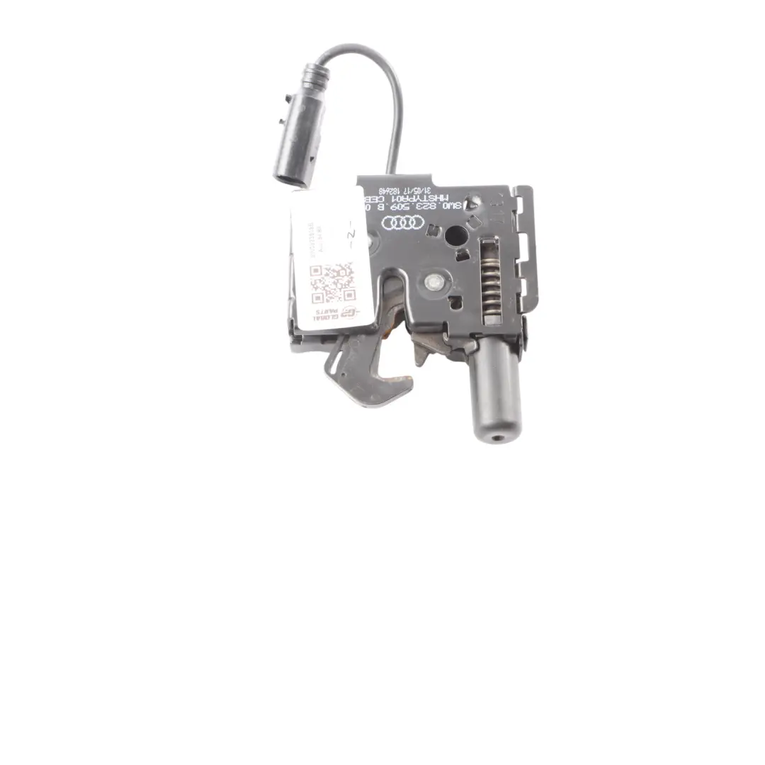 Motor Hauben Schloss Audi A4 B9 A5 F5 Verriegelungs Mechanismus  - SKU 8W0823509B - Teilenummer 8W0823509B