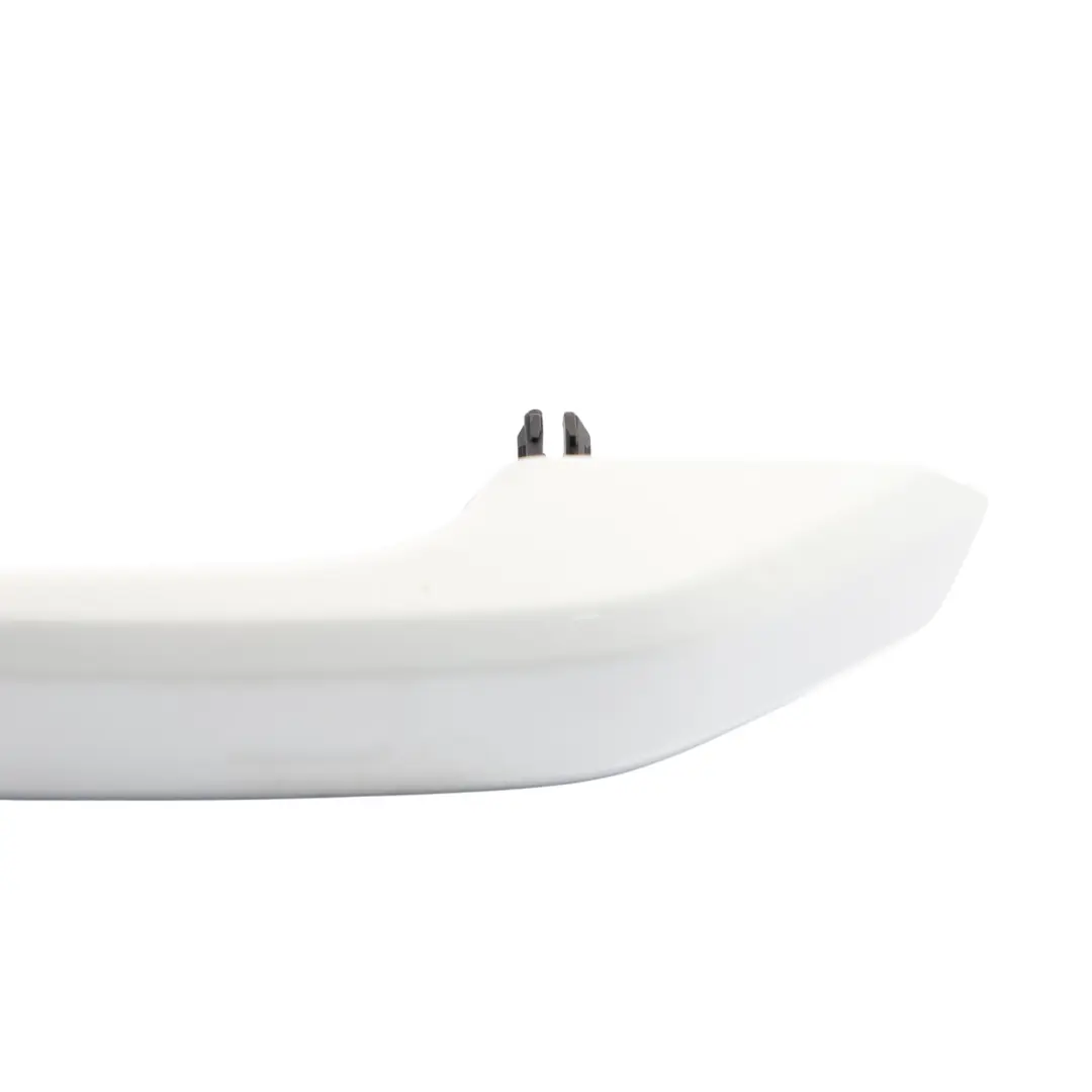 Front Rear Door Grab Handle Left N/S Glacier White Pearl - S9R to Audi A4 B9 A5 F5 with Part number 8W0837239 Audi A4 B9 A5 F5 Front Rear Door Grab Handle Left N/S Glacier White Pearl - S9R - SKU 8W0837239-MGW - Part number 8W0837239