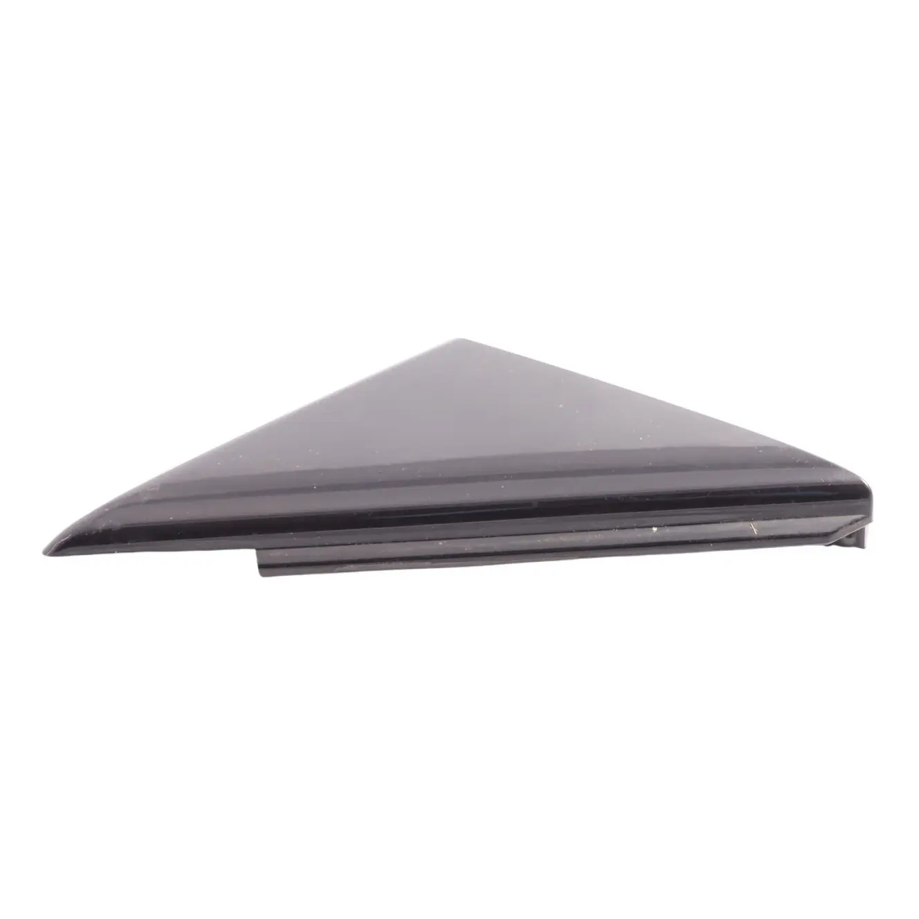 Audi A4 S4 B9 Triangle Cover Trim Front Door Left N/S Exterior Black 8W0837637A