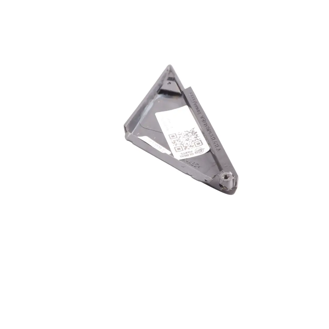 Audi A4 S4 B9 Triangle Cover Trim Front Door Left N/S Exterior Black - SKU 8W0837637A - Part number 8W0837637A