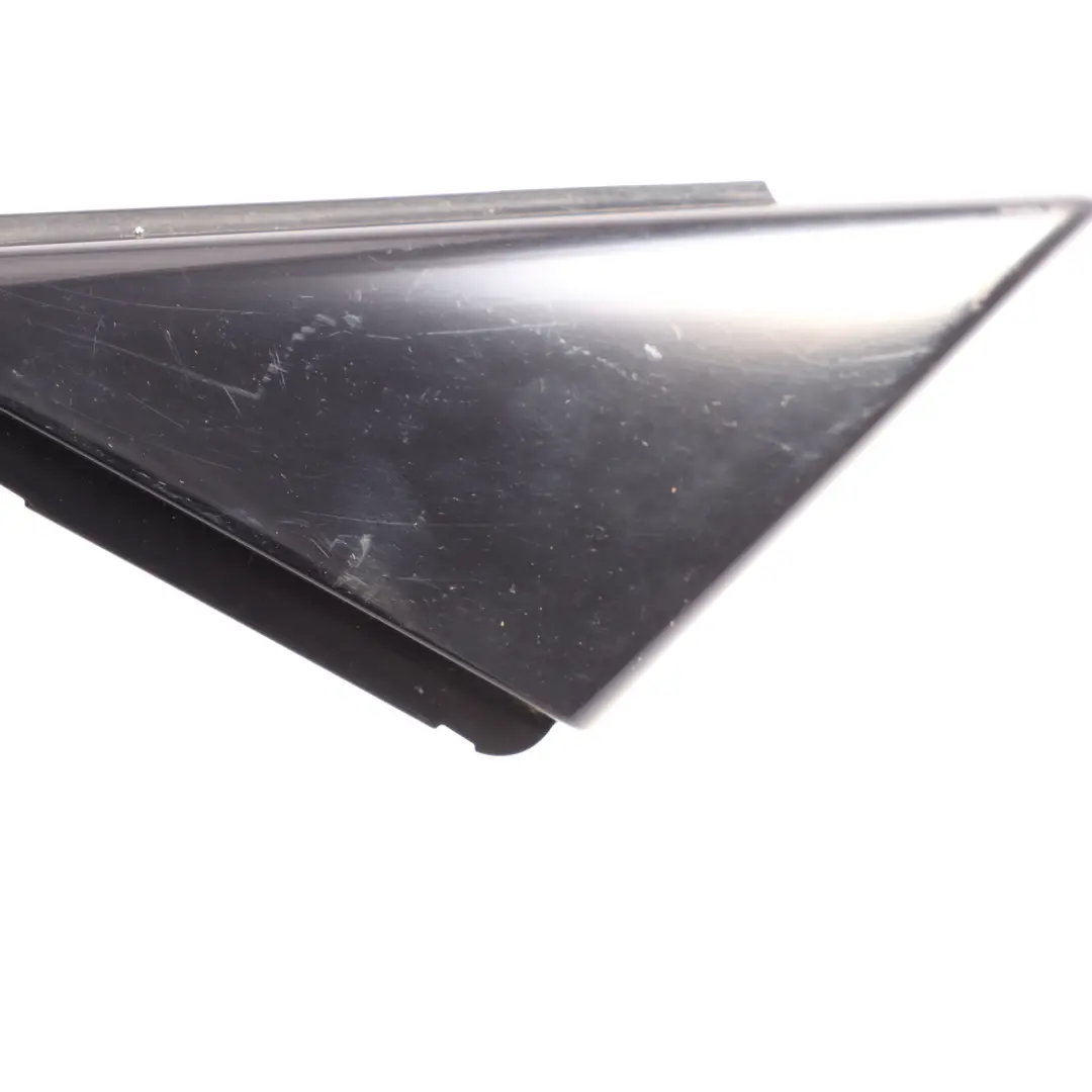 Triangle Cover Trim Front Door Left N/S Exterior Black to Audi A4 S4 B9 with Part number 8W0837637A Audi A4 S4 B9 Triangle Cover Trim Front Door Left N/S Exterior Black - SKU 8W0837637A - Part number 8W0837637A