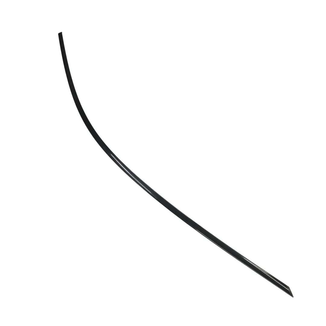 Audi A4 B9 Door Window Upper Guide Trim Finisher Black Front Left N/S - SKU 8W0837643-1 - Part number 8W0837643