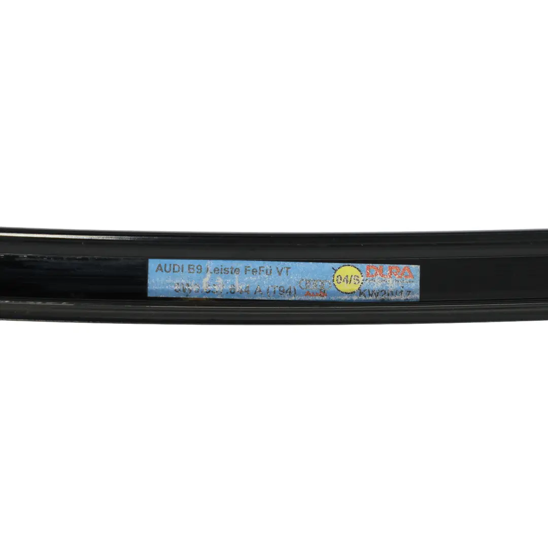 Audi A4 B9 Front Door Upper Window Trim Strip Right O/S Black - SKU 8W0837644-1 - Part number 8W0837644