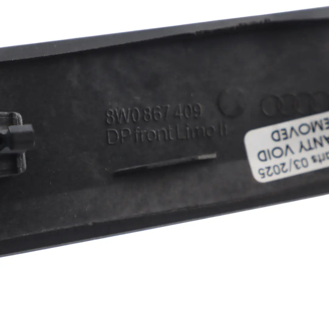 Audi A4 B9 Door Card Moulding Trim Decor Strip Front Left N/S - SKU 8W0867409 - Part number 8W0867409