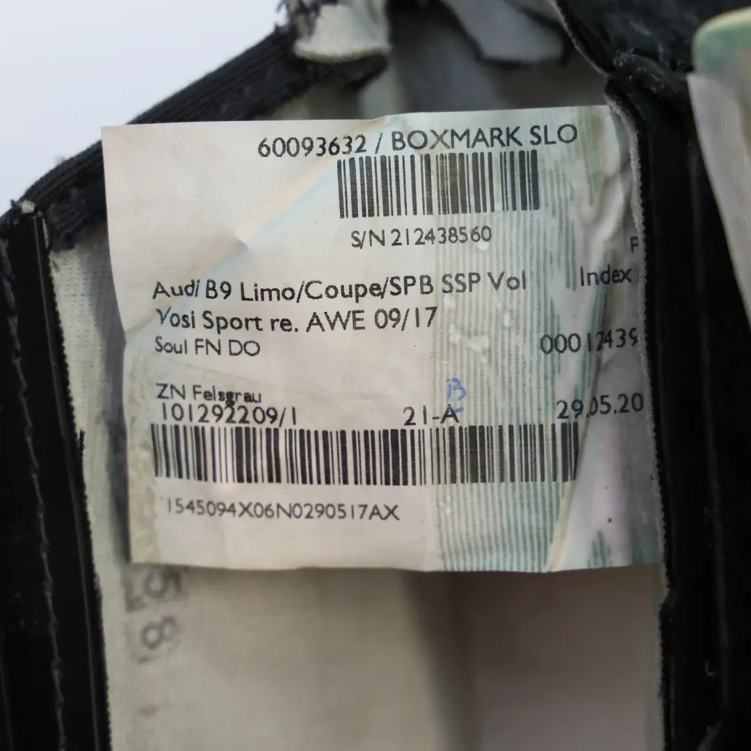 Sitz Kissen Vorne Innen Beheizt Leder Rechts für Audi S4 B9 Sport mit Teilenummer 8W0881406R Audi S4 B9 Sport Sitz Kissen Vorne Innen Beheizt Leder Rechts - SKU 8W0881406R-1 - Teilenummer 8W0881406R