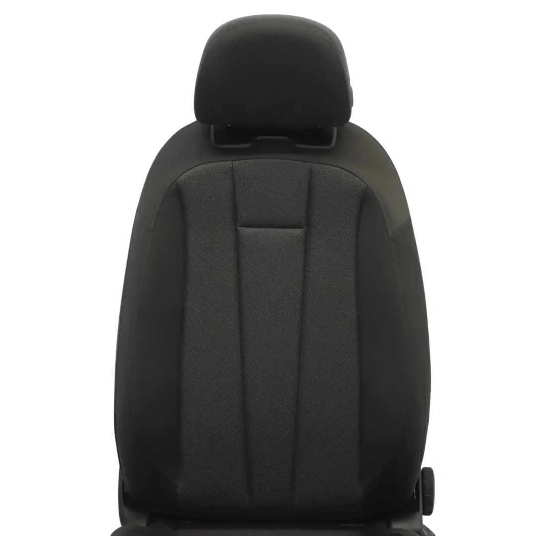 Audi A4 B9 8W Fotel Przód Lewy Przedni Materiałowy Soul Czarny - SKU 8W0881805A-2 - Numer Części 8W0881805A